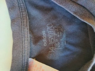 Camiseta Adidas Logo Vintage Negra