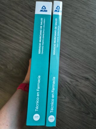 Libros oposicion tecnico farmacia Murcia