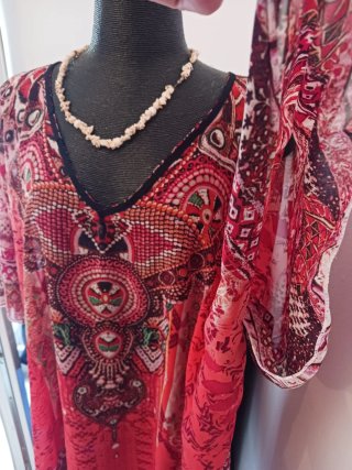 Caftán Paris con pedrería vintage prácticamente nu