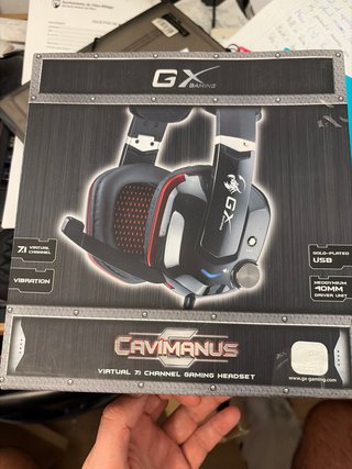 Cascos Gaming GX Cavimanus 7.1 Virtual