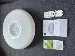 Lámpara Techo Donut Blanca