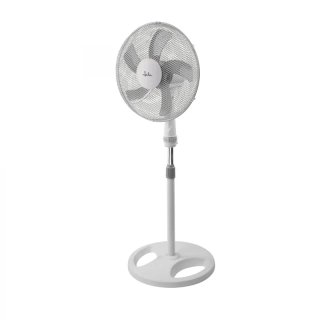 Ventilador de pie blanco