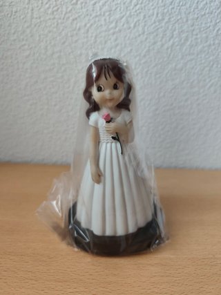 Muñeca Tarta Comunión Novia Rosa