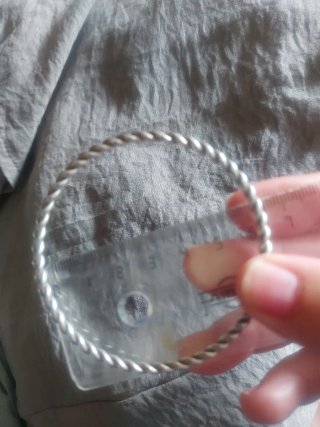 Pulsera Plata Ley Retorcida