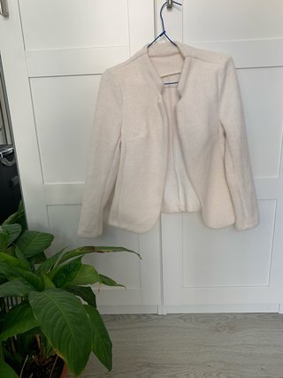 Chaqueta blanca tweed