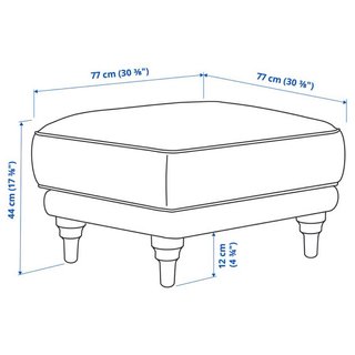 Reposapiés ESSEBODA IKEA gris