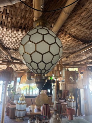 Farol colgante Marrakech artesanal