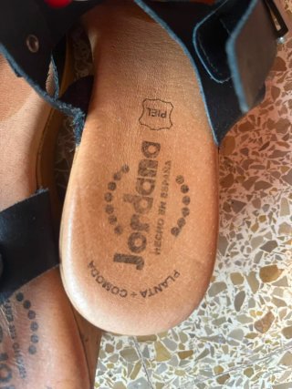 Sandalias Jordana Mujer Negras Talla 37