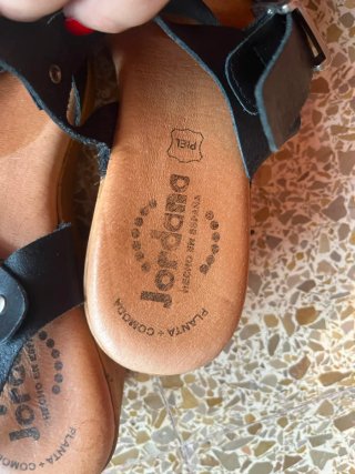Sandalias Jordana Mujer Negras Talla 37