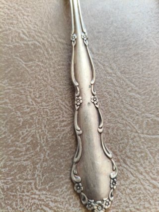 Pala tarta vintage y cuchara plata
