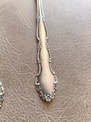 Pala tarta vintage y cuchara plata