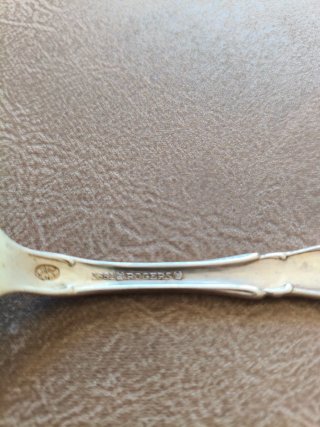 Pala tarta vintage y cuchara plata