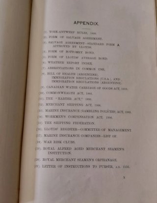 Libro 1921," Handy Book for Shipowners & Masters"