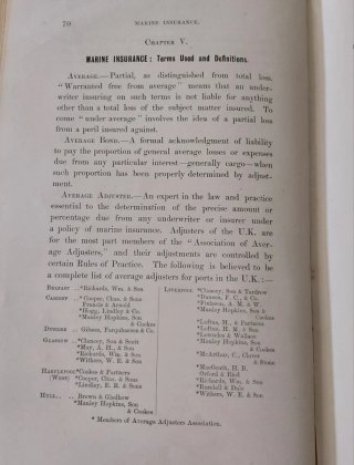 Libro 1921," Handy Book for Shipowners & Masters"