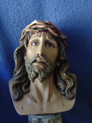 Santo Cristo de Limpias Busto Religioso 29 cm