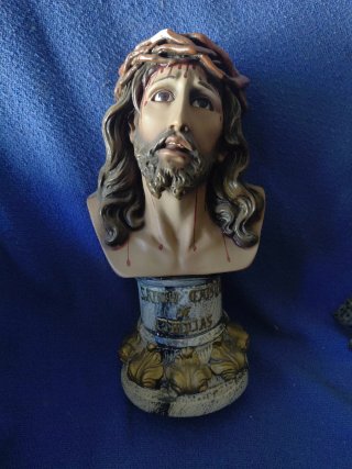 Santo Cristo de Limpias Busto Religioso 29 cm