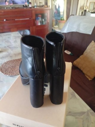Botines de plataforma negros