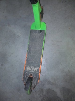 Patinete Scooter Verde y Naranja