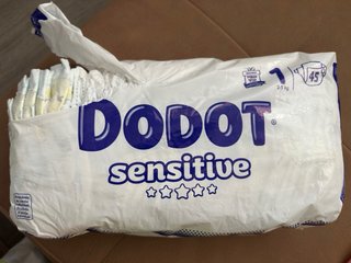 Pañales DODOT abiertos Talla 1 y 2.