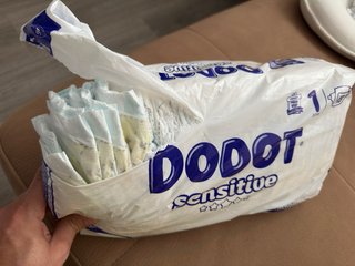 Pañales DODOT abiertos Talla 1 y 2.
