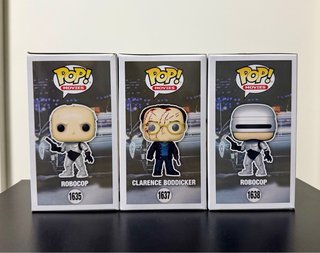 Lote 3 Funko POP! Movies Robocop