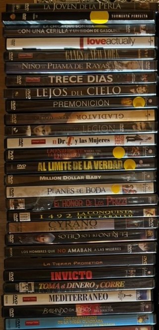 Lote Películas DVD Acción Aventura Crimen Drama