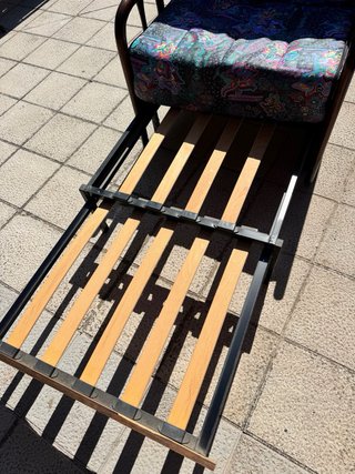 Sillón cama estampado