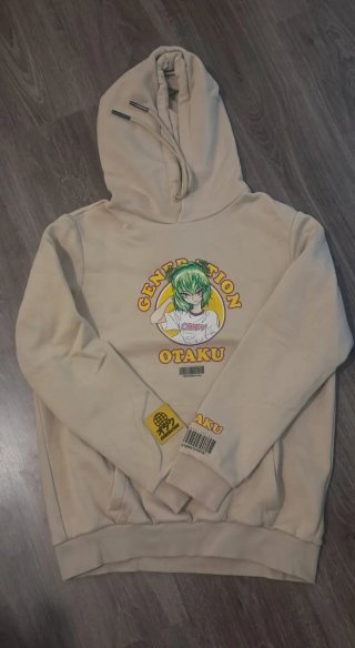 Sudadera Generation Otaku Beige