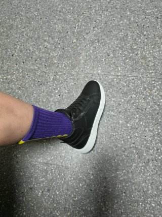 Zapatillas altas negras con cremallera