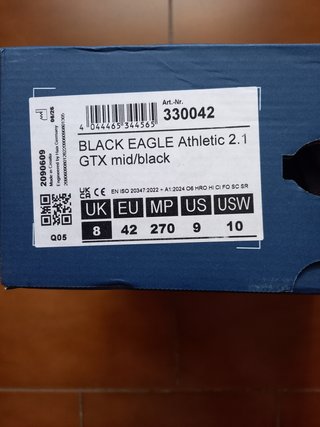 Botas Haix haix black eagle athletic 2.1 T42