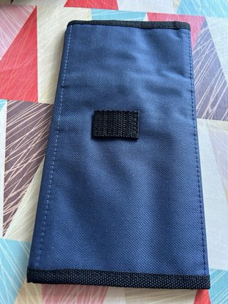 Porta documentos azul