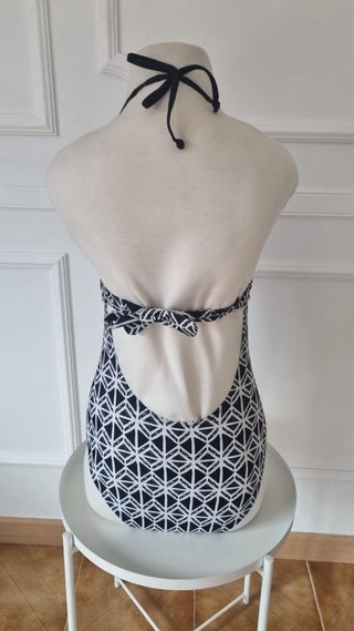 Bañador estampado geométrico