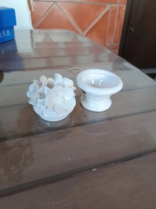 Joyero porcelana flores