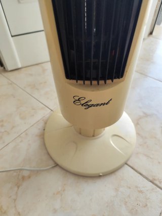 Oferta! Ventilador Torre Elegante Beige/Negro.