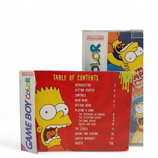 VIDEOJUEGO GAMEBOY THE SIMPSONS NIGTH OF THE LIVING TREEHOUSE OF HORROR