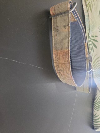 Collar galgo mapa beige multicolor