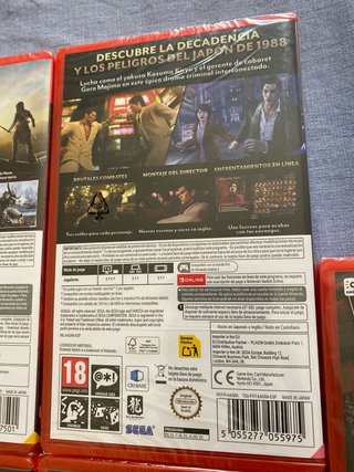Pack 5 Juegos Nintendo Switch Yakuza y Assassin's