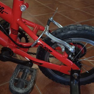 Bicicleta infantil 12 roja