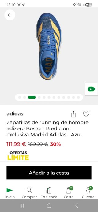 Adidas Adizero Boston 13 Zapatillas Running