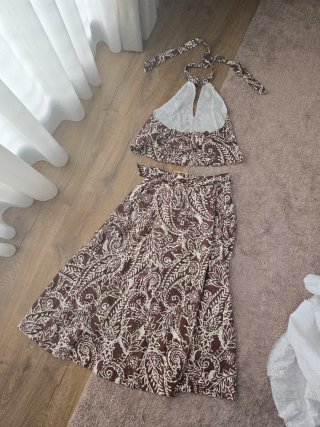 Conjunto Zara estampado floral