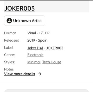 Vinilo JOKER003