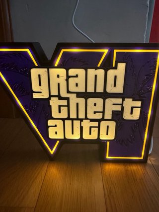Lampada Gaming GTA VI Rockstar Games