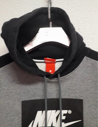 Sudadera Nike Air Gris y Negra