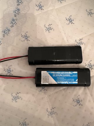 2 Baterías Níquel Cadmio Recargables