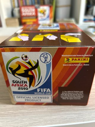 Caja Vacía Panini Mundial Sudáfrica 2010