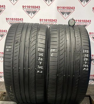 275 35 20 Y CONTINENTAL RUEDA AL 90% VIDA UTIL