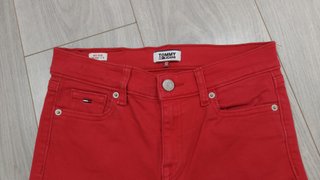 Pantalones Tommy Jeans Rojos