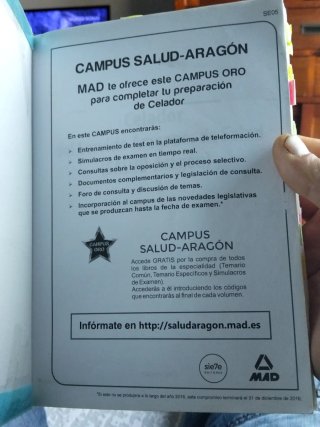 Celador del Servicio Aragonés de Salud (SALUD-A...