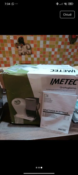 IMETEC Grattuggiissima Grattugia Elettrica