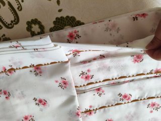 Sábanas con estampado floral rosa